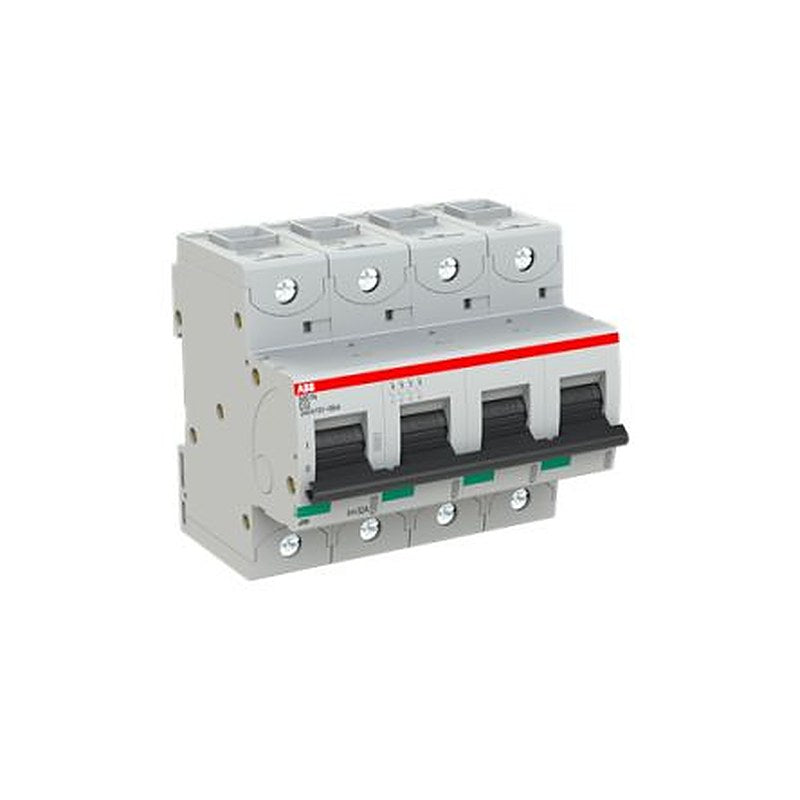 ABB S804N Miniature Circuit Breaker, 4-Pole, 32A, Type D, 690V ac AC, 36 kA Breaking Capacity