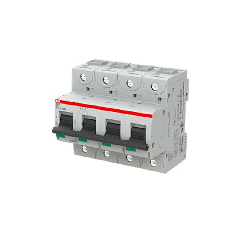 ABB S804N Miniature Circuit Breaker, 4-Pole, 63A, Type B, 690V ac AC, 36 kA Breaking Capacity