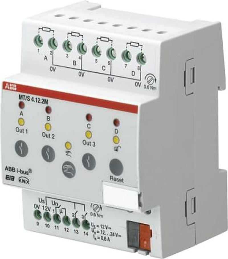 ABB MT/S4.12.2M Series Safety Module for Use with KNX (TP) Bus System