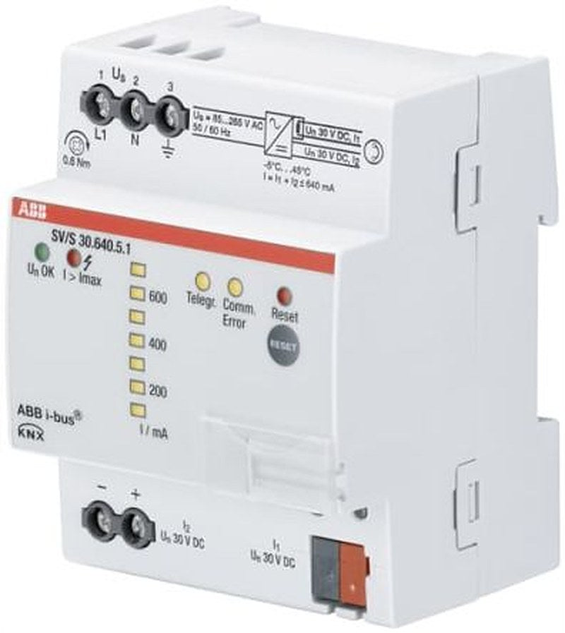 ABB SV/S Power Supply DIN Rail Power Supply 240V ac AC Input 30V dc, 640 mA Output DC