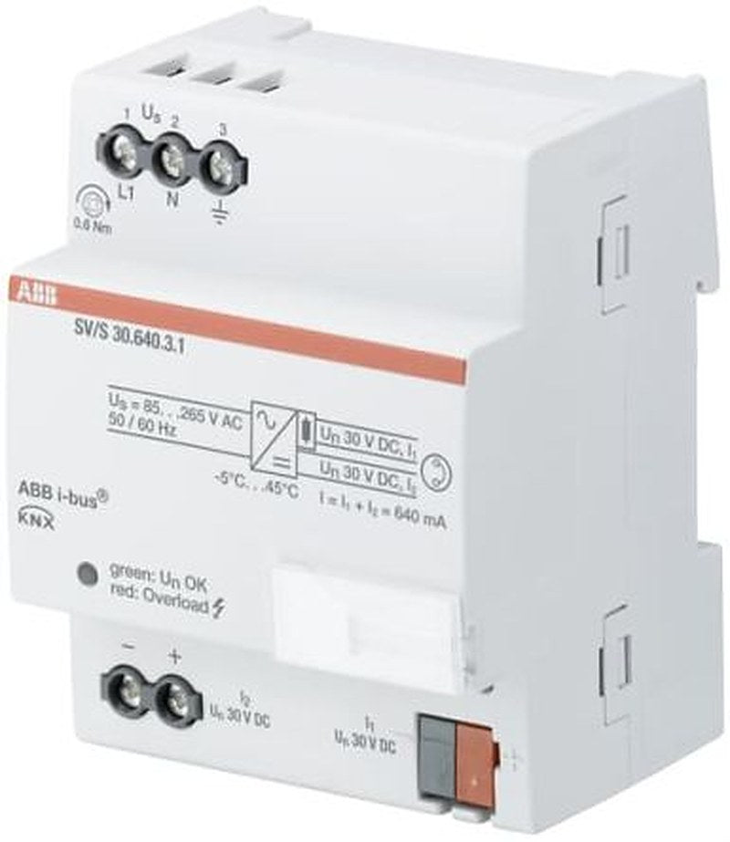 ABB SV/S Power Supply DIN Rail Power Supply 240V ac AC Input 30V dc, 640 mA Output DC
