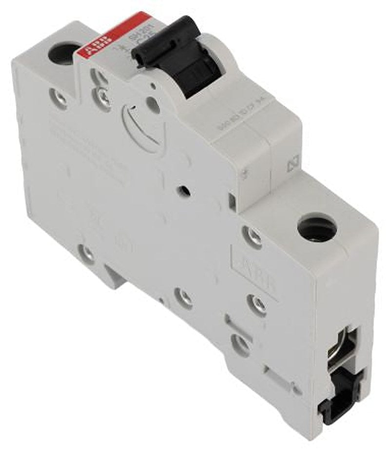 ABB ComPact Home SH200 Miniature Circuit Breaker, 1-Pole, 25A, Type C, 230V AC, 6 kA Breaking Capacity