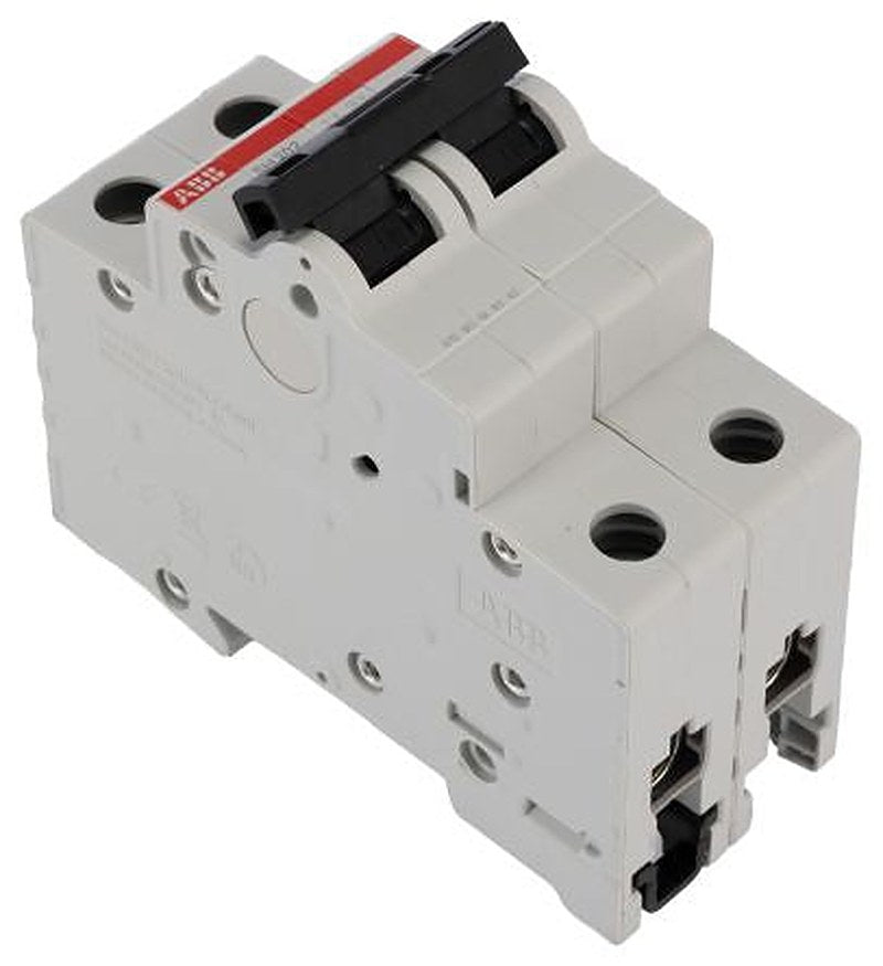 ABB ComPact Home SH200 Miniature Circuit Breaker, 2-Pole, 3A, Type C, 400V AC, 6 kA Breaking Capacity