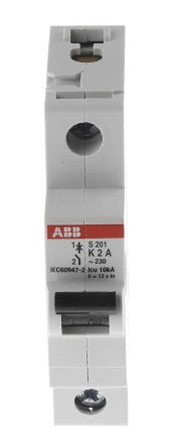 ABB System Pro M Compact System Pro M Compact Miniature Circuit Breaker, 1-Pole, 2A, Type K, 253V ac AC, 72 V dc DC, 6