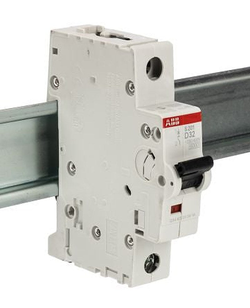 ABB System Pro M Compact System Pro M Compact Miniature Circuit Breaker, 1-Pole, 32A, Type D, 253V ac AC, 72 V dc DC, 6