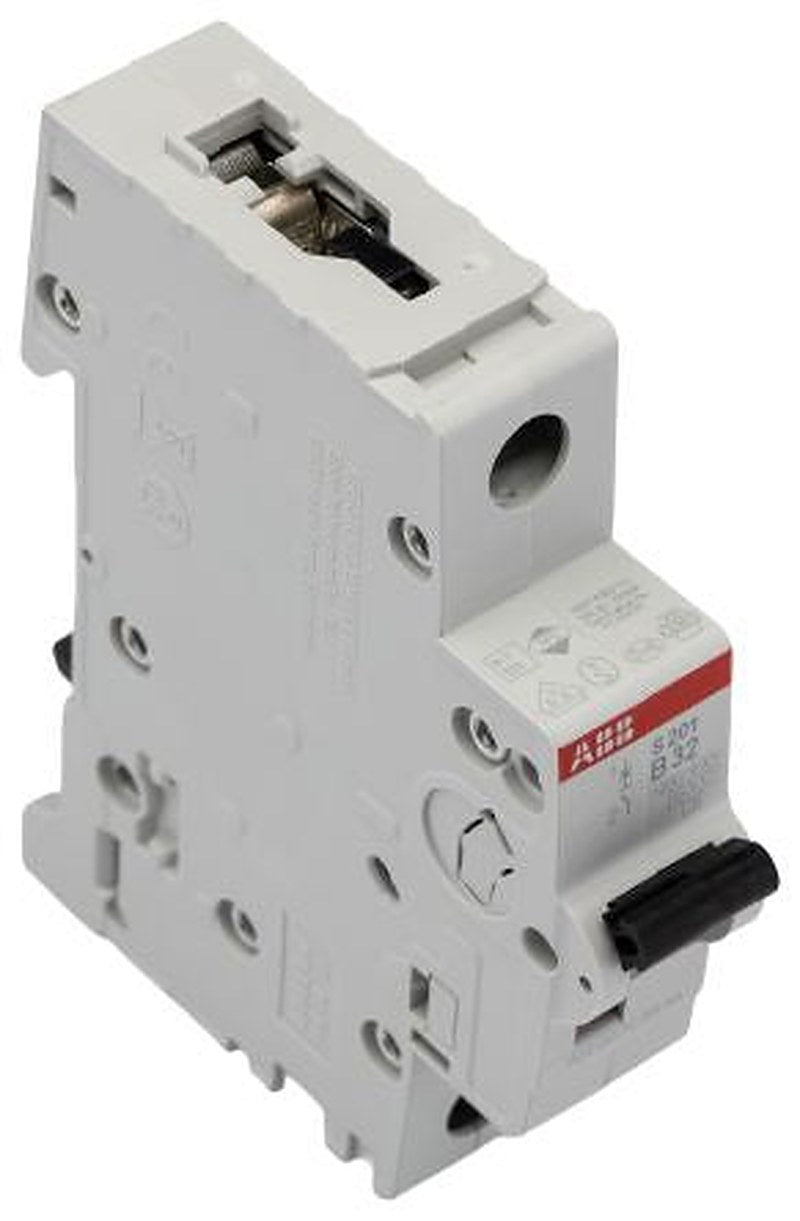 ABB System Pro M Compact S200 Miniature Circuit Breaker, 1-Pole, 32A, Type B, 253V ac AC, 72 V dc DC, 10 kA Breaking