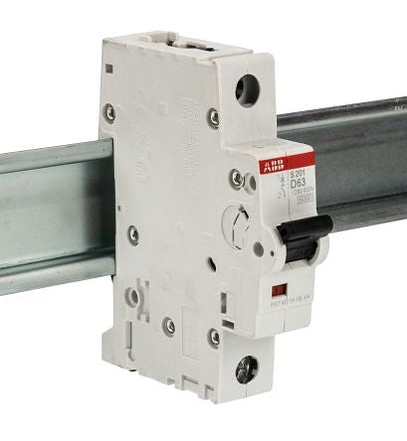 ABB System Pro M Compact System Pro M Compact Miniature Circuit Breaker, 1-Pole, 63A, Type D, 253V ac AC, 72 V dc DC, 6