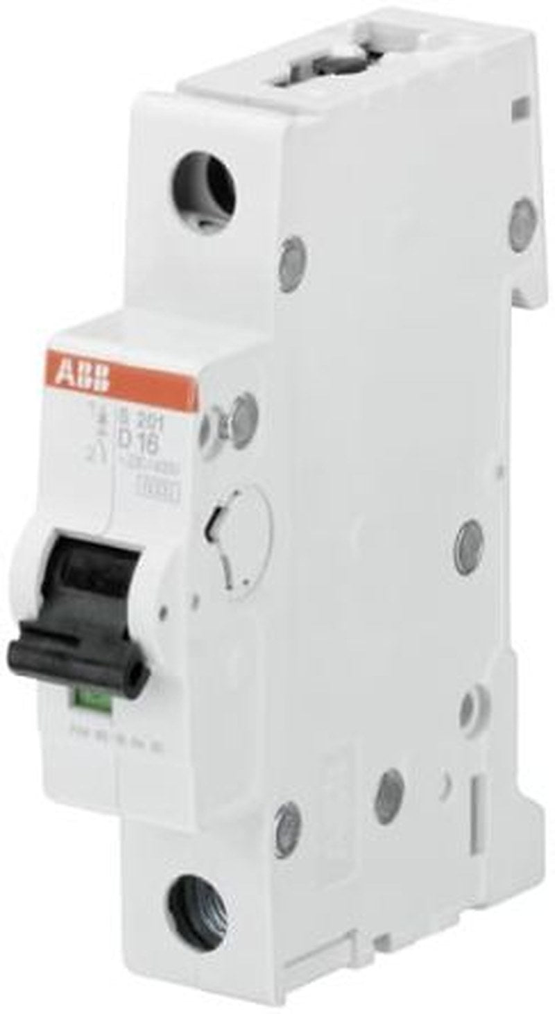 ABB System Pro M Compact S200 Miniature Circuit Breaker, 1-Pole, 500mA, Type D, 253V AC, 72 V DC, 10 kA Breaking