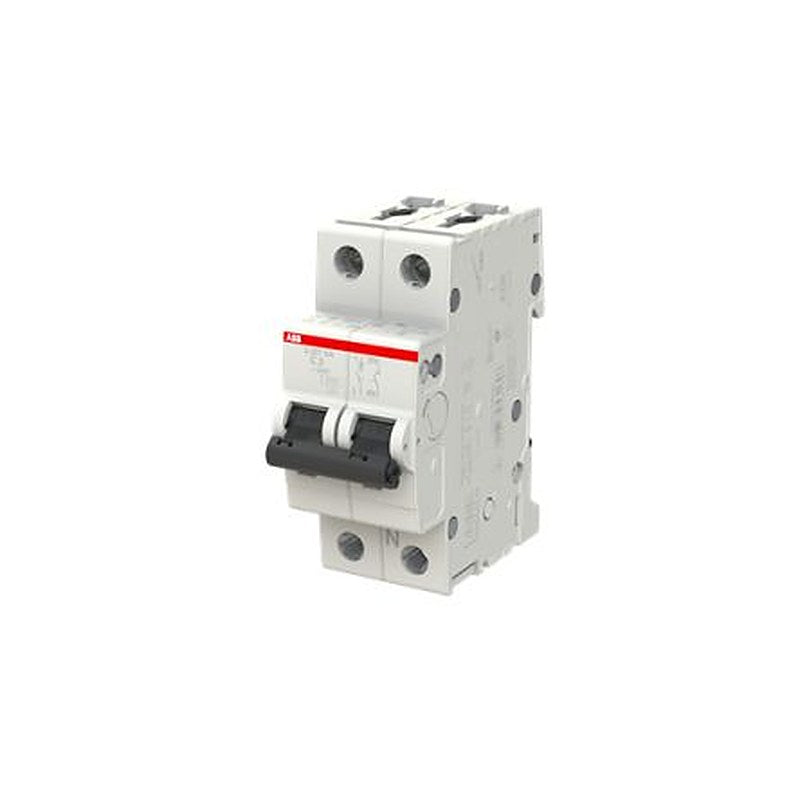 ABB System Pro M Compact S200M S201M Circuit Breaker, 1-Pole, 2A, Type C, 230V ac AC, 110 V dc DC, 10 kA Breaking