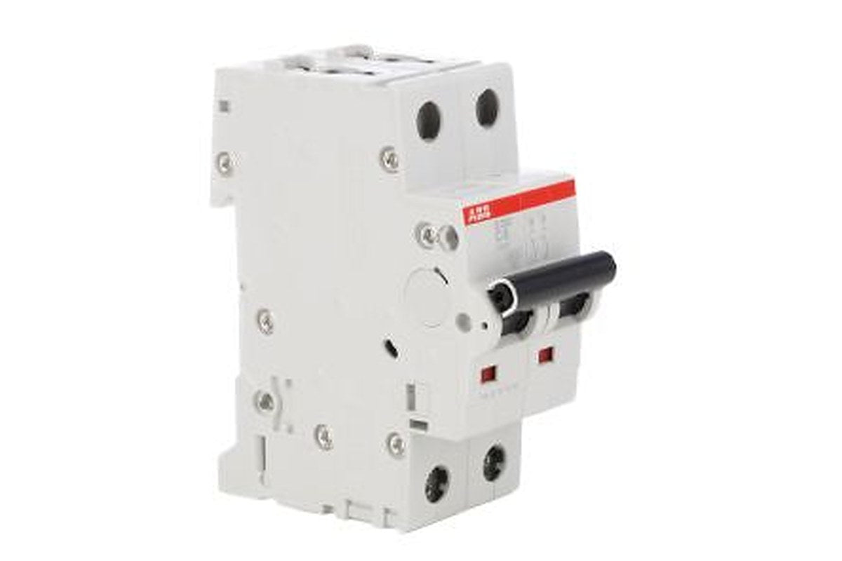 ABB System Pro M Compact S200 Miniature Circuit Breaker, 2-Pole, 6A, Type C, 400V ac AC, 6 kA Breaking Capacity