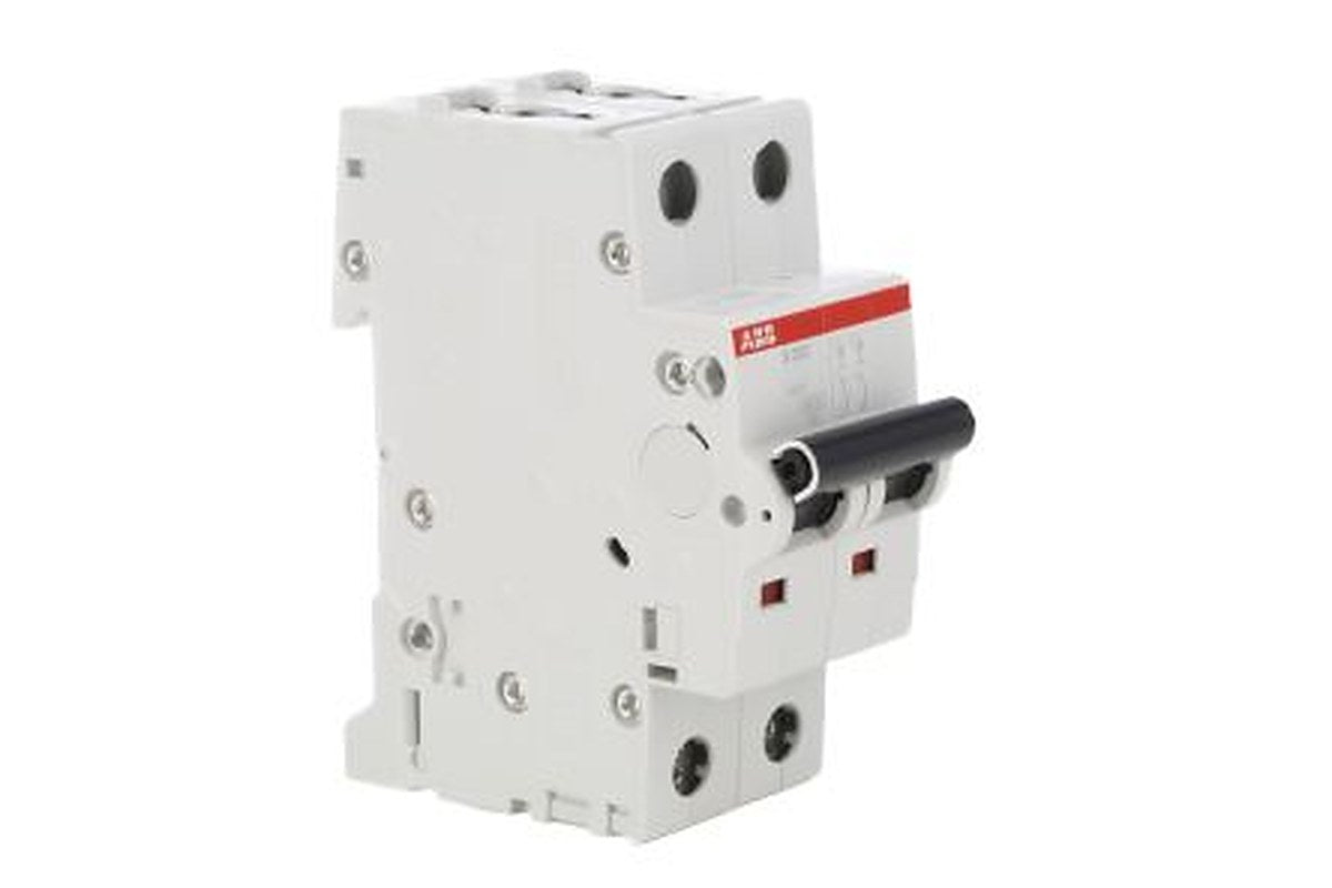 ABB System Pro M Compact S200 Miniature Circuit Breaker, 2-Pole, 10A, Type C, 400V ac AC, 6 kA Breaking Capacity