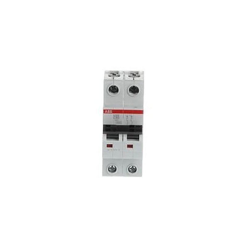 ABB System Pro M Compact S200 Miniature Circuit Breaker, 2-Pole, 80A, Type C, 400V ac AC, 110 V dc DC, 6 kA Breaking