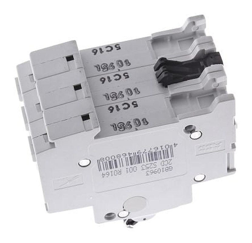 ABB System Pro M Compact S200 Miniature Circuit Breaker, 3-Pole, 16A, Type C, 400V ac AC, 6 kA Breaking Capacity