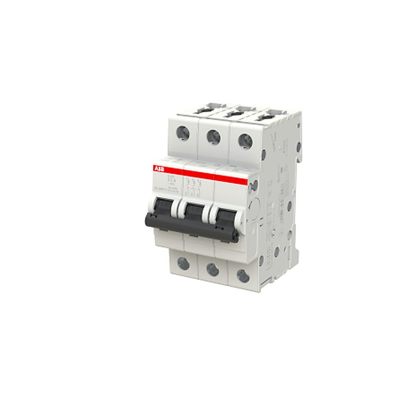 ABB System Pro M Compact S200 Miniature Circuit Breaker, 3-Pole, 2A, Type Z, 400V AC, 6 kA Breaking Capacity
