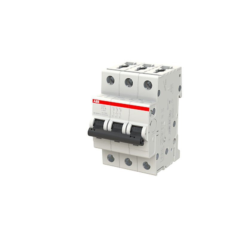 ABB System Pro M Compact S200 Miniature Circuit Breaker, 3-Pole, 3A, Type Z, 400V AC, 6 kA Breaking Capacity