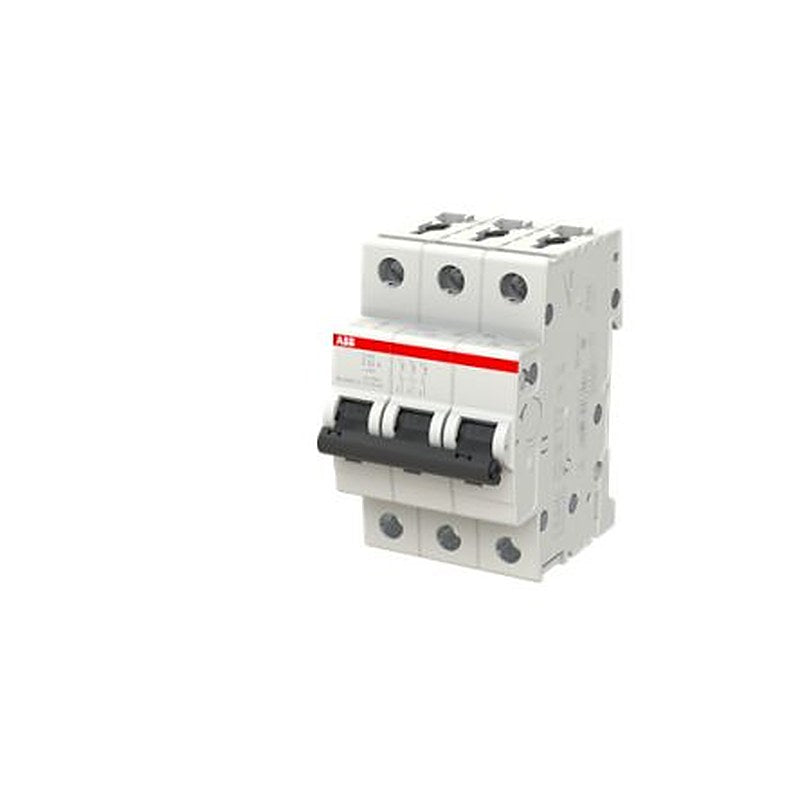 ABB System Pro M Compact S200 Miniature Circuit Breaker, 3-Pole, 63A, Type Z, 400V ac AC, 110 V dc DC, 10 kA Breaking