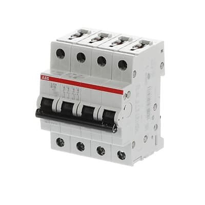 ABB System Pro M Compact S200 Miniature Circuit Breaker, 4-Pole, 16A, Type B, 400V ac AC, 110 V dc DC, 10 kA Breaking