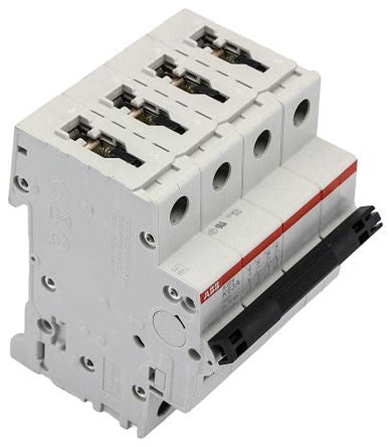 ABB System Pro M Compact S200M Miniature Circuit Breaker, 4-Pole, 63A, Type K, 400V ac AC, 6 kA Breaking Capacity