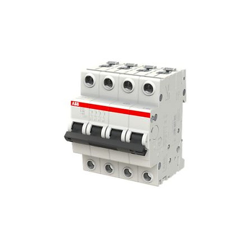 ABB System Pro M Compact S200 Miniature Circuit Breaker, 4-Pole, 80A, Type C, 400V ac AC, 6 kA Breaking Capacity