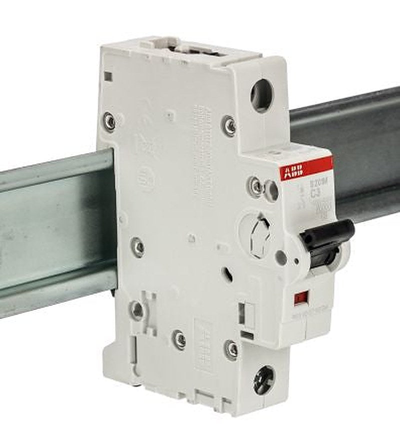 ABB System Pro M Compact S200M Miniature Circuit Breaker, 1-Pole, 3A, Type C, 230V ac AC, 72 V dc DC, 10 kA Breaking
