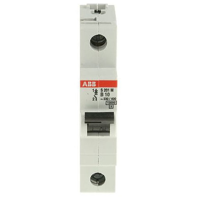ABB System Pro M Compact System Pro M Compact Miniature Circuit Breaker, 1-Pole, 10A, Type B, 253V ac AC, 72 V dc DC, 10