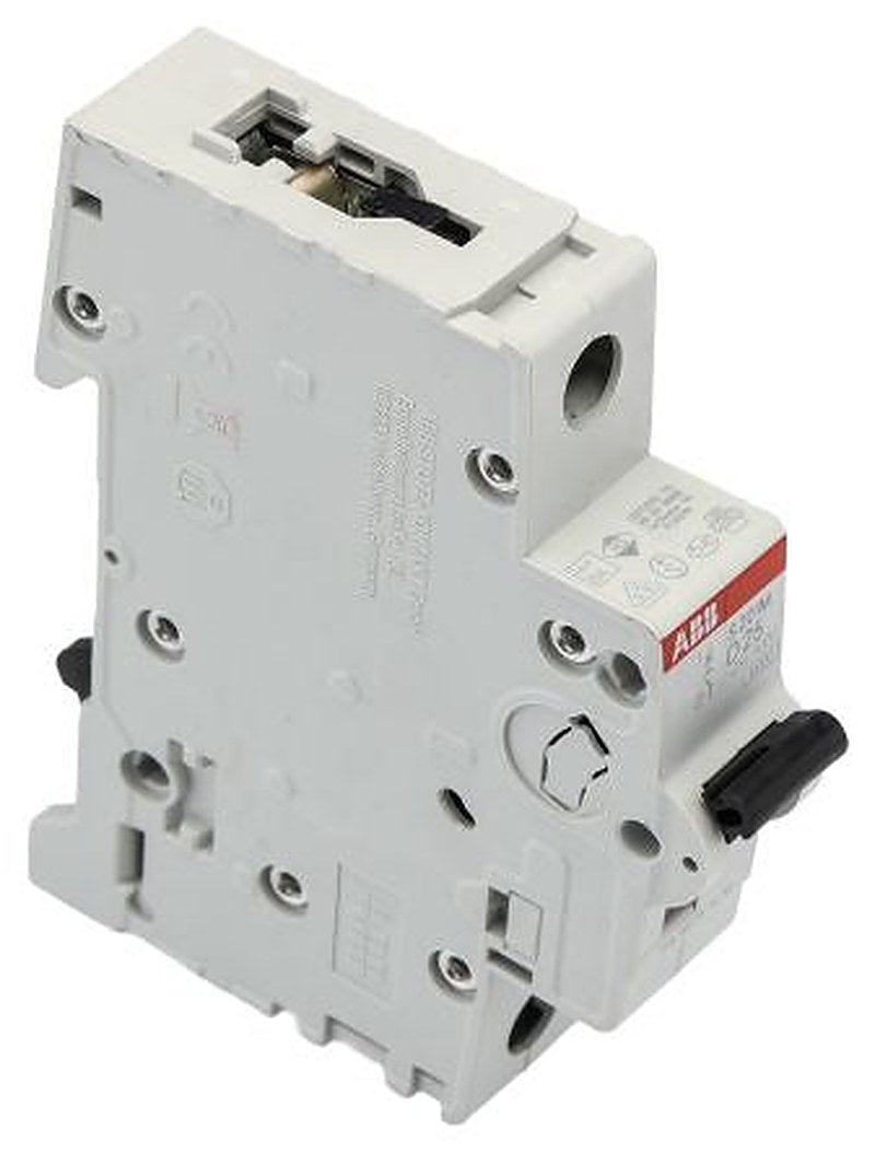 ABB System Pro M Compact S200M Miniature Circuit Breaker, 1-Pole, 25A, Type D, 253V AC, 72 V DC, 10 kA Breaking Capacity