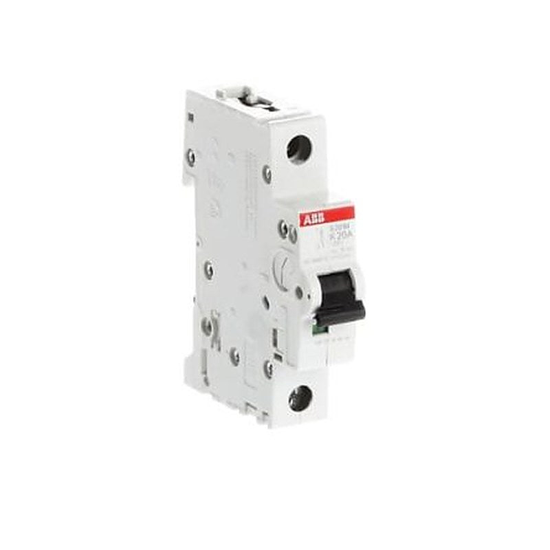 ABB System Pro M Compact S200M Miniature Circuit Breaker, 1-Pole, 20A, Type K, 400V ac AC, 72 V dc DC, 15 kA Breaking