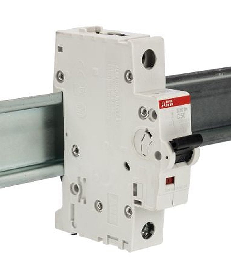 ABB System Pro M Compact System Pro M Compact Miniature Circuit Breaker, 1-Pole, 50A, Type C, 253V ac AC, 72 V dc DC, 10
