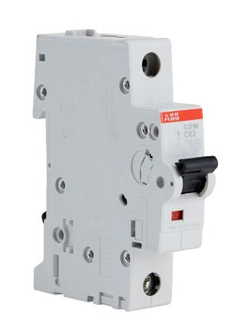 ABB System Pro M Compact System Pro M Compact Miniature Circuit Breaker, 1-Pole, 63A, Type C, 253V ac AC, 72 V dc DC, 10