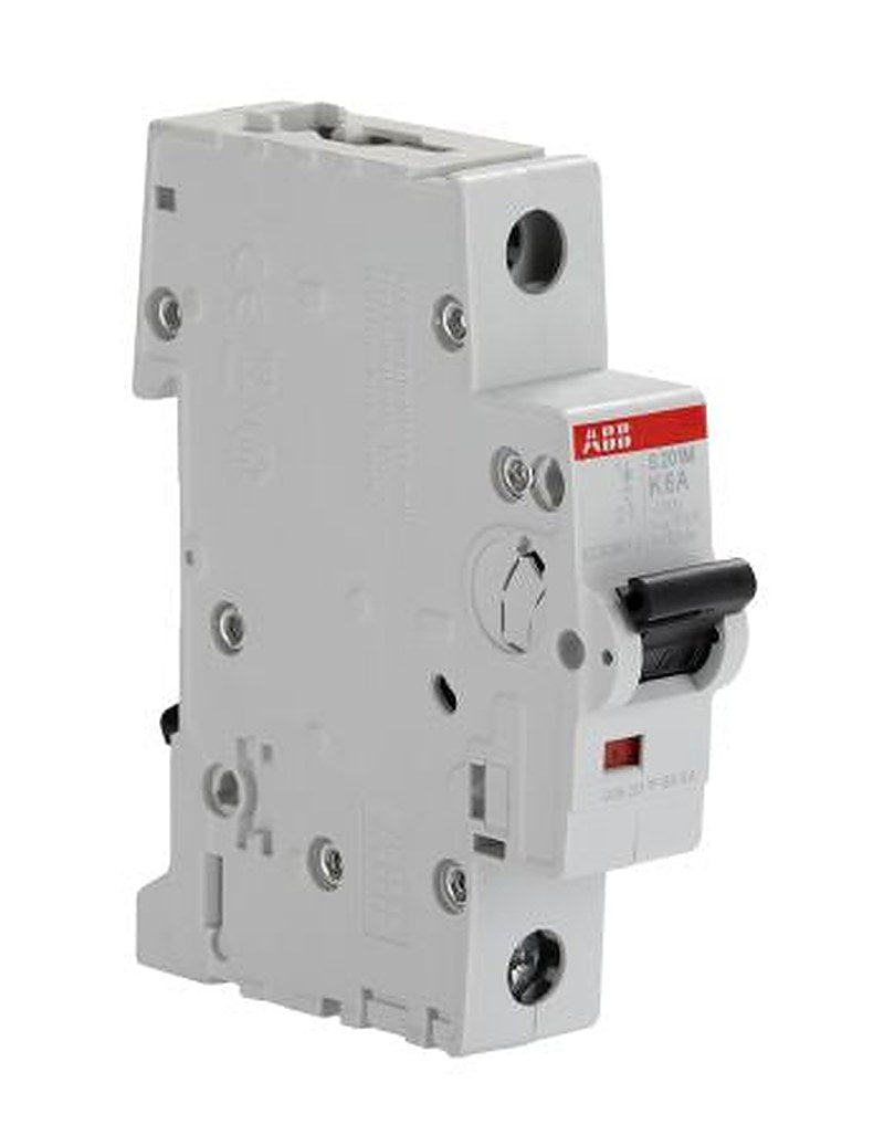 ABB System Pro M Compact S200M Miniature Circuit Breaker, 1-Pole, 500mA, Type C, 253V ac AC, 72 V dc DC, 15 kA Breaking