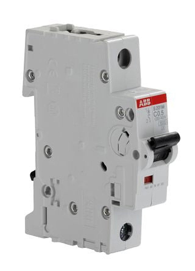 ABB System Pro M Compact S200 M UC Miniature Circuit Breaker, 1-Pole, 6A, Type C, 253V ac AC, 250 V dc DC, 10 kA