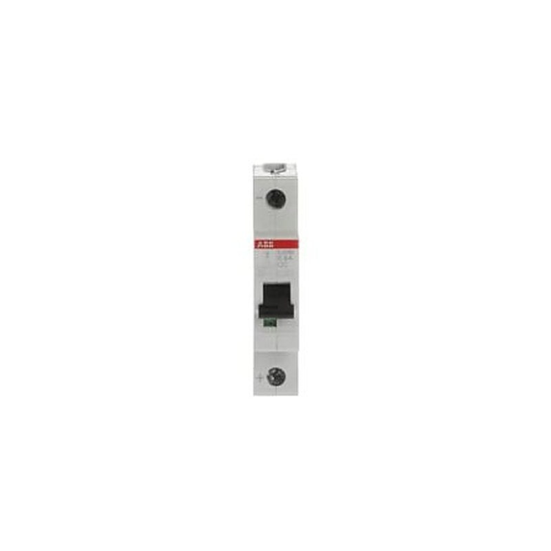 ABB System Pro M Compact S200 M UC Miniature Circuit Breaker, 1-Pole, 6A, Type K, 230V ac AC, 220 V dc DC, 10 kA