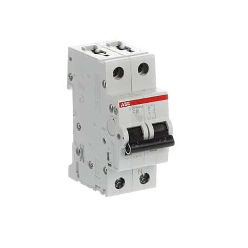 ABB System Pro M Compact S200M Miniature Circuit Breaker, 1-Pole, 10A, Type C, 230V ac AC, 60 V dc DC, 25 kA Breaking