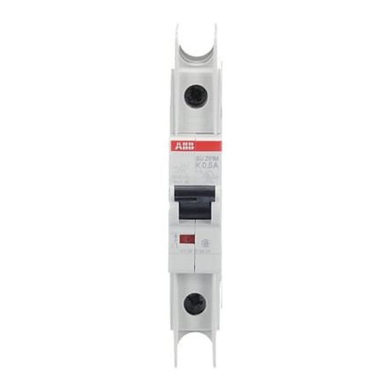 ABB SU200 M SU200 M Miniature Circuit Breaker, 1-Pole, 0.5A, Type K, 277V ac AC, 48 V dc DC, 15 kA Breaking Capacity