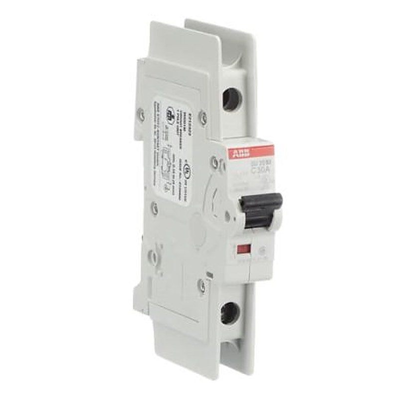 ABB SU200 M Miniature Circuit Breaker, 1-Pole, 30A, Type C, 277V ac AC, 48 V dc DC, 15 kA Breaking Capacity