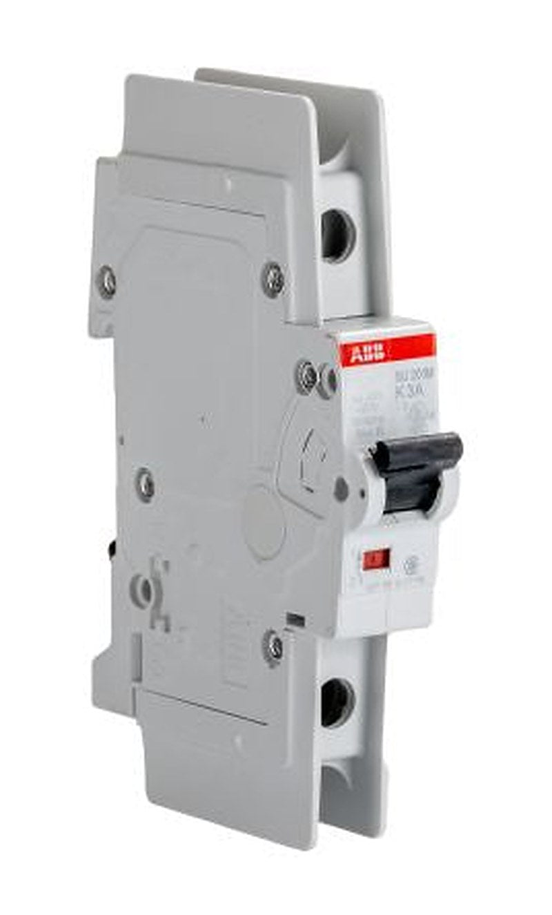 ABB System Pro M Compact SU200 M Miniature Circuit Breaker, 1-Pole, 3A, Type K, 277V ac AC, 277 V dc DC, 10 kA Breaking