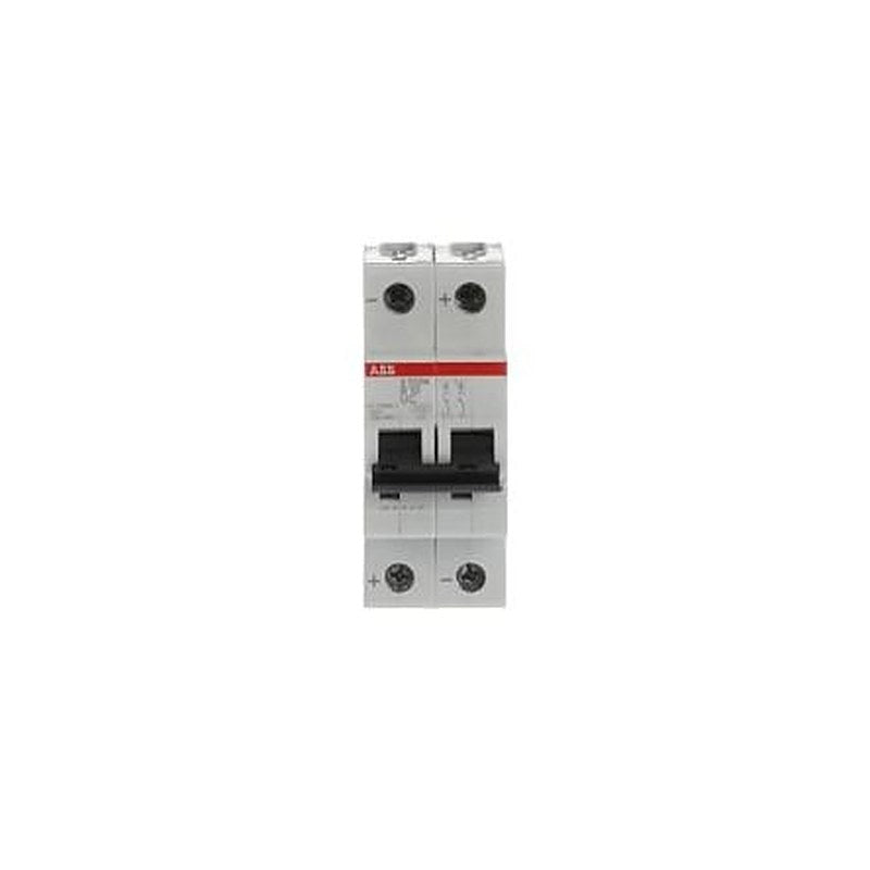 ABB System Pro M Compact S200 M UC Miniature Circuit Breaker, 2-Pole, 10A, Type B, 400V ac AC, 440 V dc DC, 10 kA