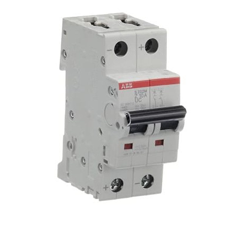 ABB System Pro M Compact S200 M UC Miniature Circuit Breaker, 2-Pole, 10A, Type Z, 400V ac AC, 440 V dc DC, 10 kA
