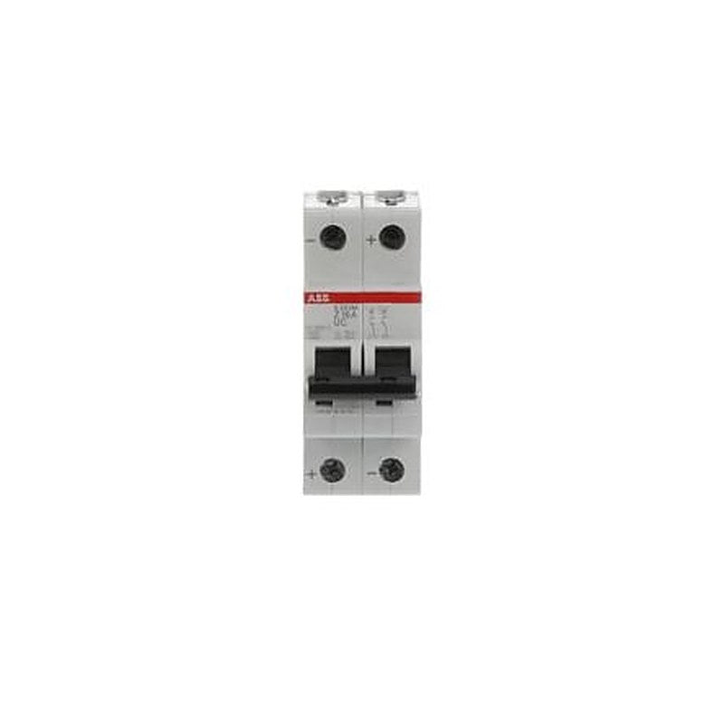 ABB System Pro M Compact S200 M UC Miniature Circuit Breaker, 2-Pole, 16A, Type Z, 400V ac AC, 440 V dc DC, 10 kA