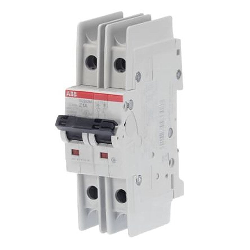 ABB SU200 M Miniature Circuit Breaker, 2-Pole, 1A, Type Z, 440V ac AC, 96 V dc DC, 15 kA Breaking Capacity