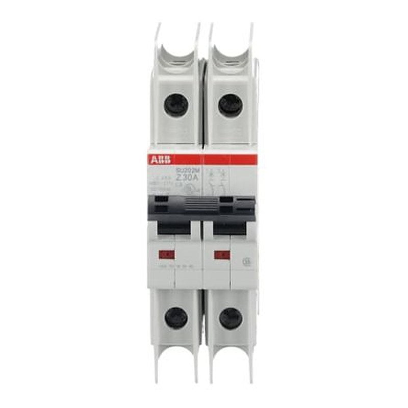 ABB SU200 M Miniature Circuit Breaker, 2-Pole, 30A, Type Z, 440V ac AC, 96 V dc DC, 15 kA Breaking Capacity