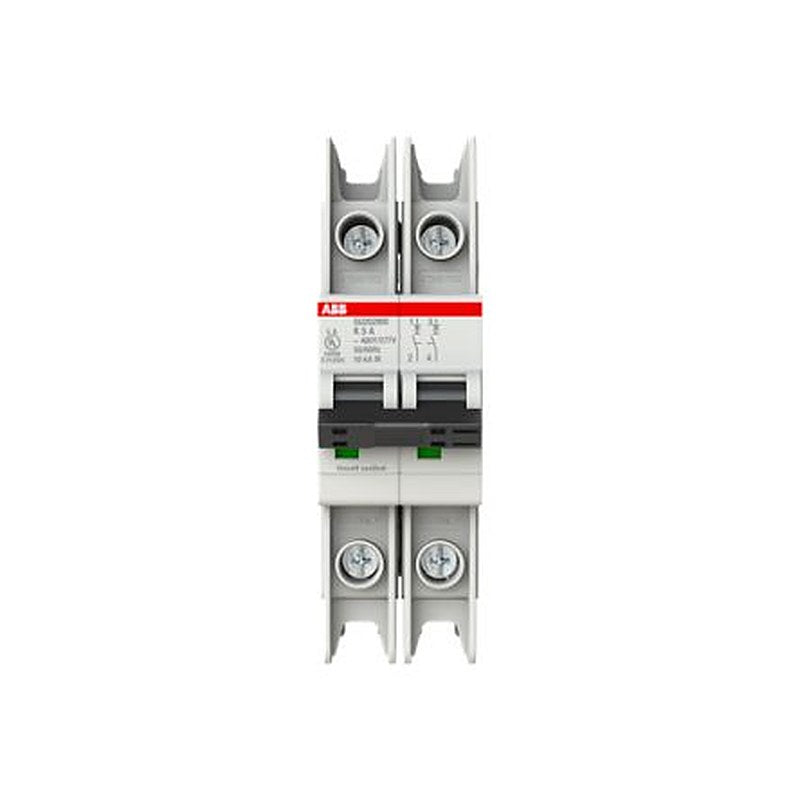 ABB System Pro M Compact SU200 MR Circuit Breaker, 2-Pole, 5A, Type K, 400V ac AC, 15 kA Breaking Capacity