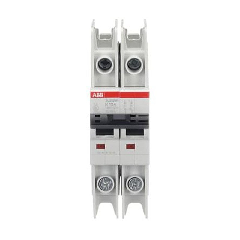 ABB System Pro M Compact SU200 MR Circuit Breaker, 2-Pole, 10A, Type K, 400V ac AC, 15 kA Breaking Capacity