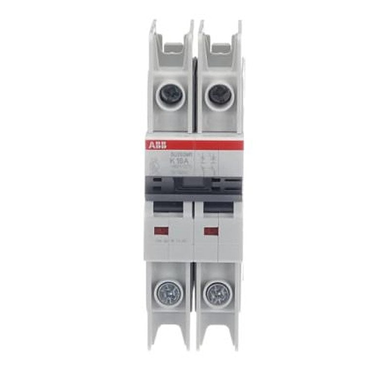 ABB System Pro M Compact SU200 MR Circuit Breaker, 2-Pole, 16A, Type K, 400V ac AC, 15 kA Breaking Capacity