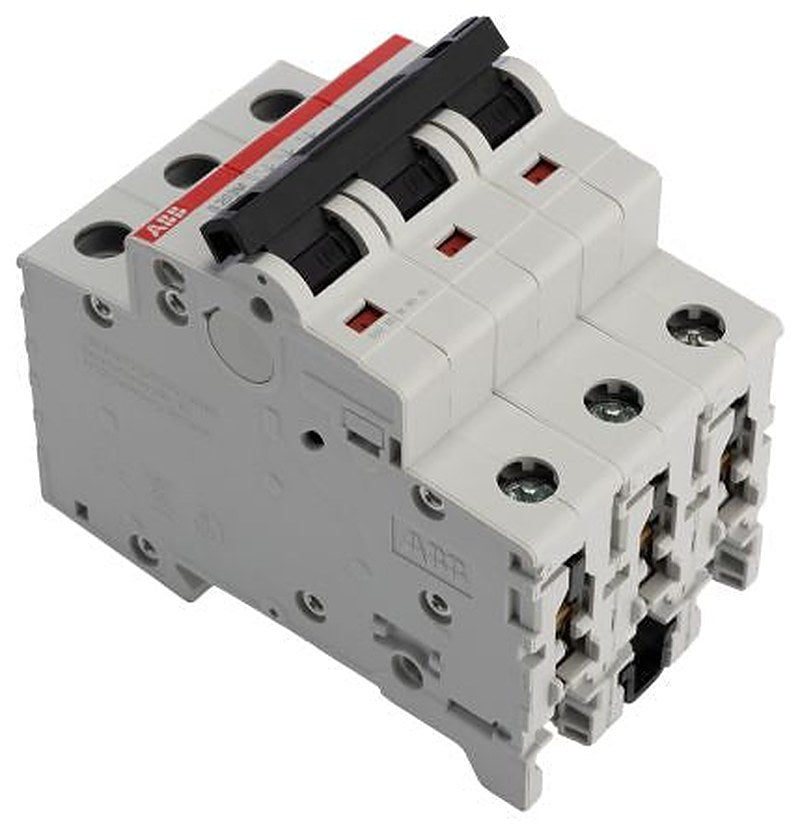 ABB System Pro M Compact S200M Miniature Circuit Breaker, 3-Pole, 25A, Type B, 440V ac AC, 12 V dc DC, 10 kA Breaking