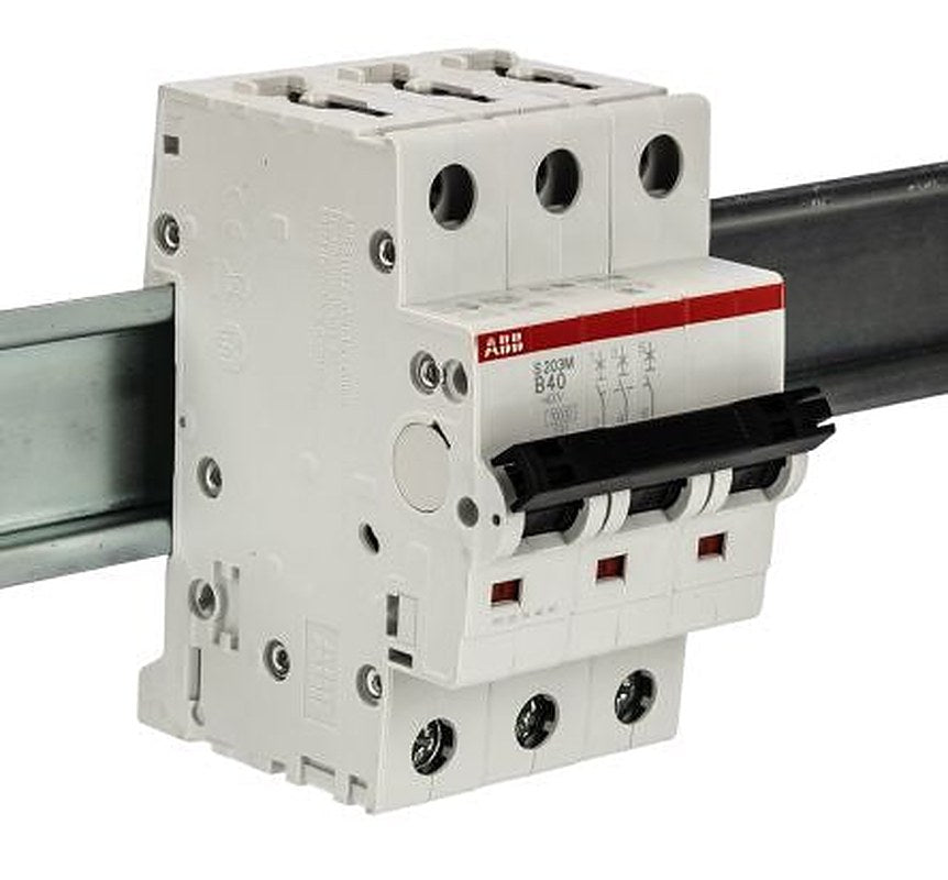 ABB System Pro M Compact S200M Miniature Circuit Breaker, 3-Pole, 40A, Type B, 440V ac AC, 12 V dc DC, 10 kA Breaking
