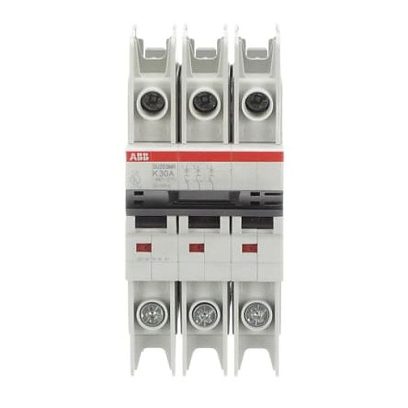 ABB System Pro M Compact SU200 MR Circuit Breaker, 3-Pole, 30A, Type K, 400V ac AC, 125 V dc DC, 15 kA Breaking Capacity