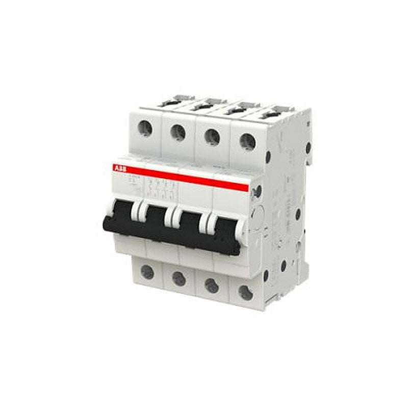 ABB System Pro M Compact S200M Miniature Circuit Breaker, 4-Pole, 3A, Type C, 400V ac AC, 125 V dc DC, 15 kA Breaking