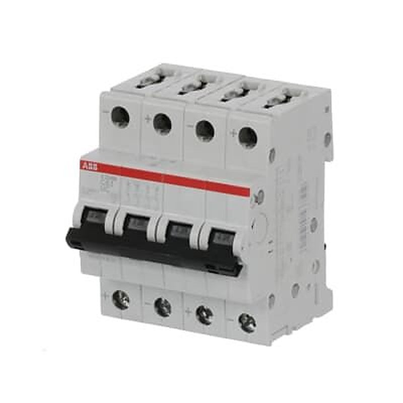 ABB System Pro M Compact S200 M UC Miniature Circuit Breaker, 4-Pole, 63A, Type C, 400V ac AC, 440 V dc DC, 10 kA