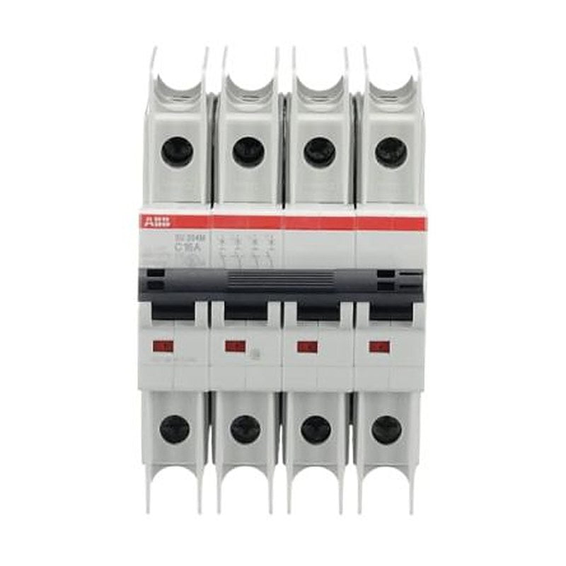 ABB SU200 M Miniature Circuit Breaker, 4-Pole, 16A, Type C, 480V ac AC, 15 kA Breaking Capacity